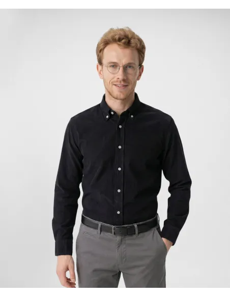 Camisa Bombazina Marinho| JOHN TWEED TAILORED