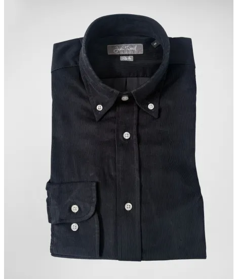 Camisa Bombazina Marinho| JOHN TWEED TAILORED 2