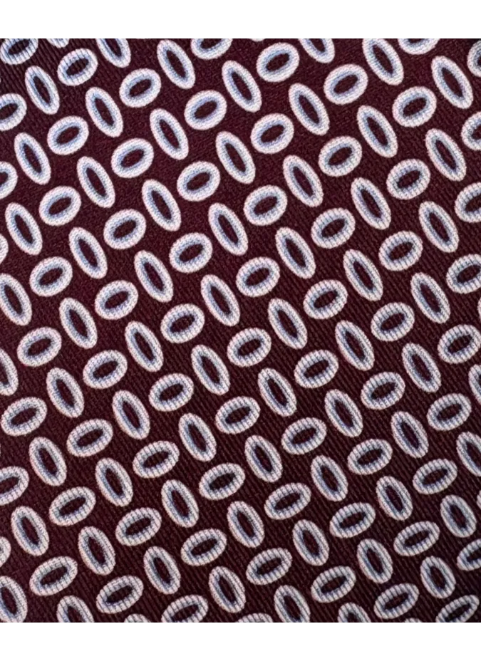 Green Tie with Camel Pattern| JOHN TWEED TAILORED