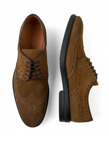 Sapato Brogue Camel| JOHN TWEED TAILORED