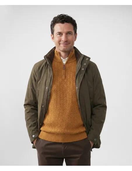 Green Parka| JOHN TWEED TAILORED