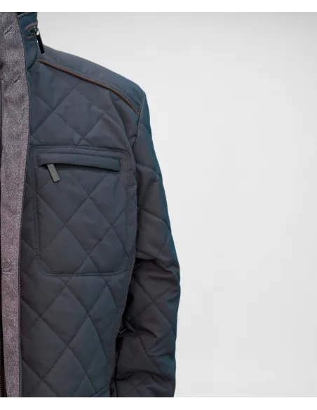 Parka Alcochoada Marinho| JOHN TWEED TAILORED