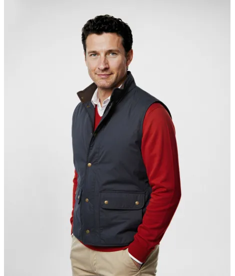 Chaleco Sport Azul Marino| JOHN TWEED