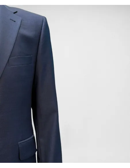 Traje Azul Falso Liso| JOHN TWEED