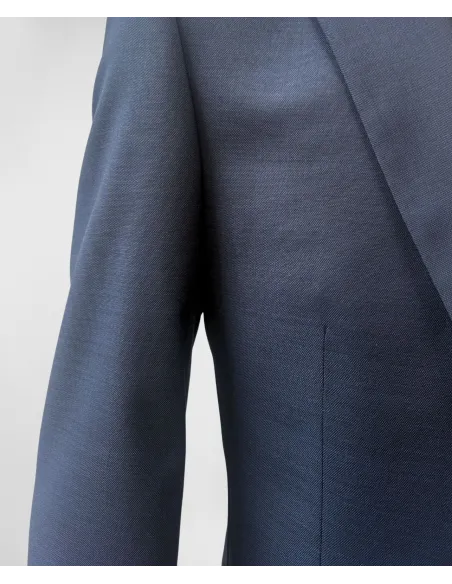 Traje Azul Falso Liso| JOHN TWEED