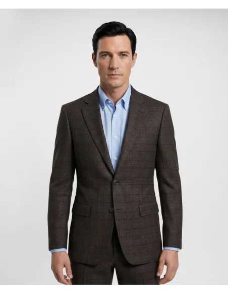 Traje Príncipe de Gales Marrón| JOHN TWEED