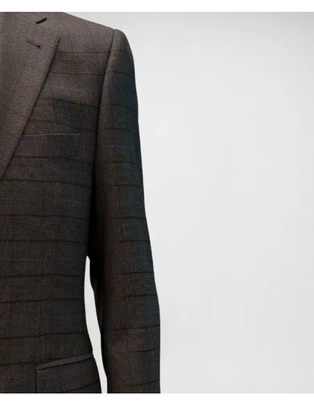 Traje Príncipe de Gales Marrón| JOHN TWEED