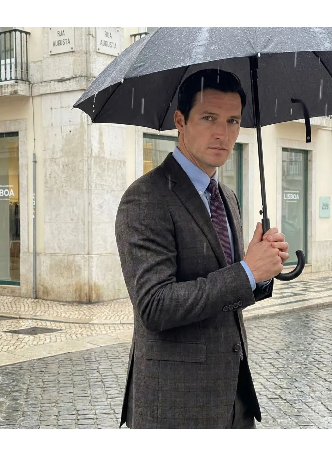 Traje Príncipe de Gales Marrón| JOHN TWEED