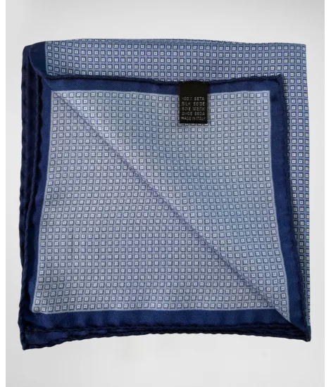 Silk Pocket Square with Pattern| JOHN TWEED TAILORED 2