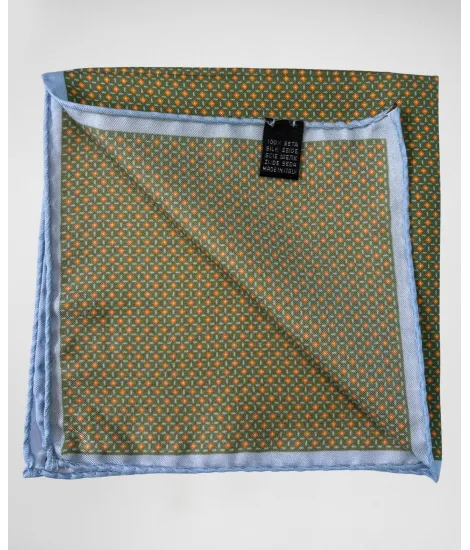 Silk Pocket Square with Pattern| JOHN TWEED TAILORED 2
