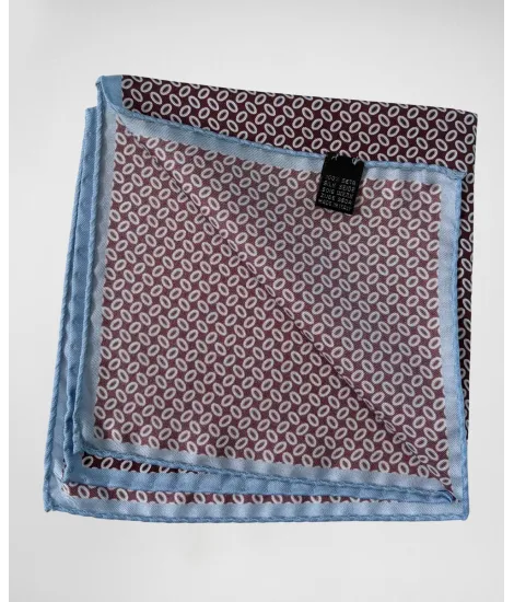 Silk Pocket Square with Pattern| JOHN TWEED TAILORED 2
