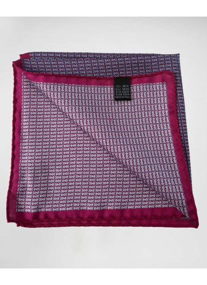 Silk Pocket Square with Pattern| JOHN TWEED TAILORED