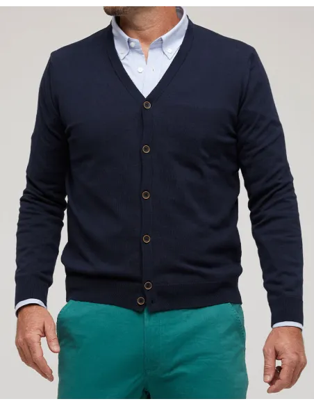 Cárdigan Hombre Marino