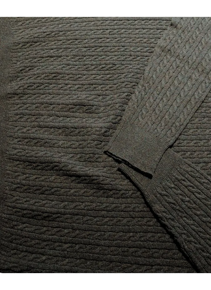 Polo com Fecho Verde Seco| JOHN TWEED TAILORED