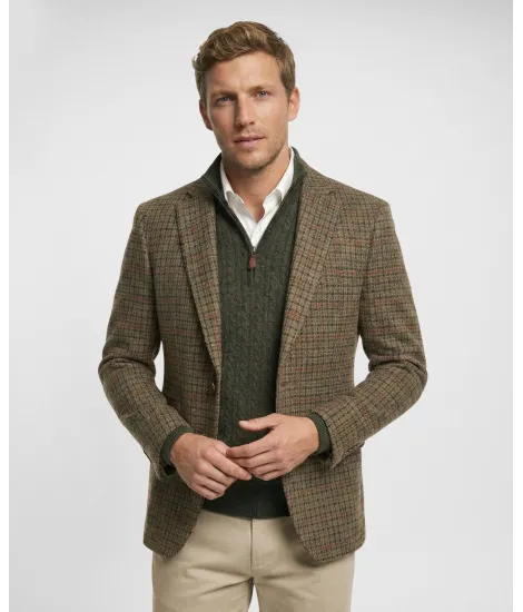 Green Check Blazer| JOHN TWEED TAILORED