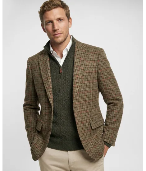 Blazer de Cuadros Verde| JOHN TWEED 2