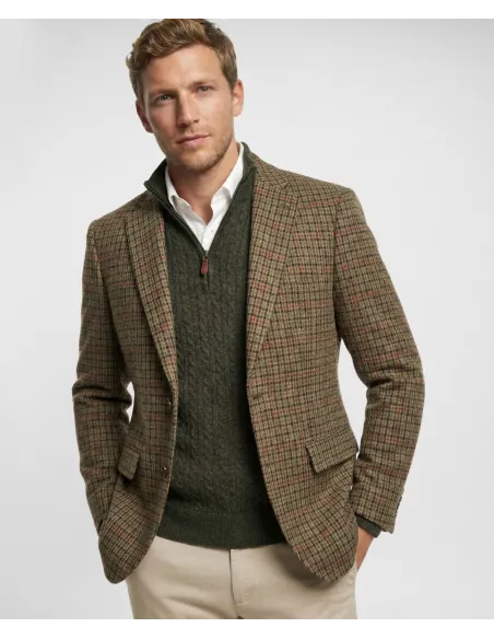 Green Check Blazer| JOHN TWEED TAILORED