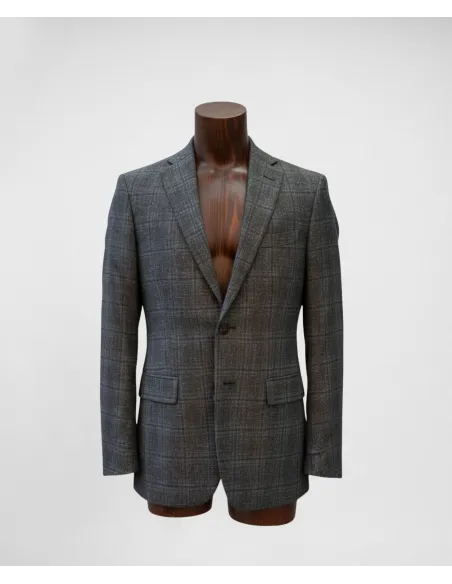 Blazer Príncipe de Gales Verde| JOHN TWEED TAILORED