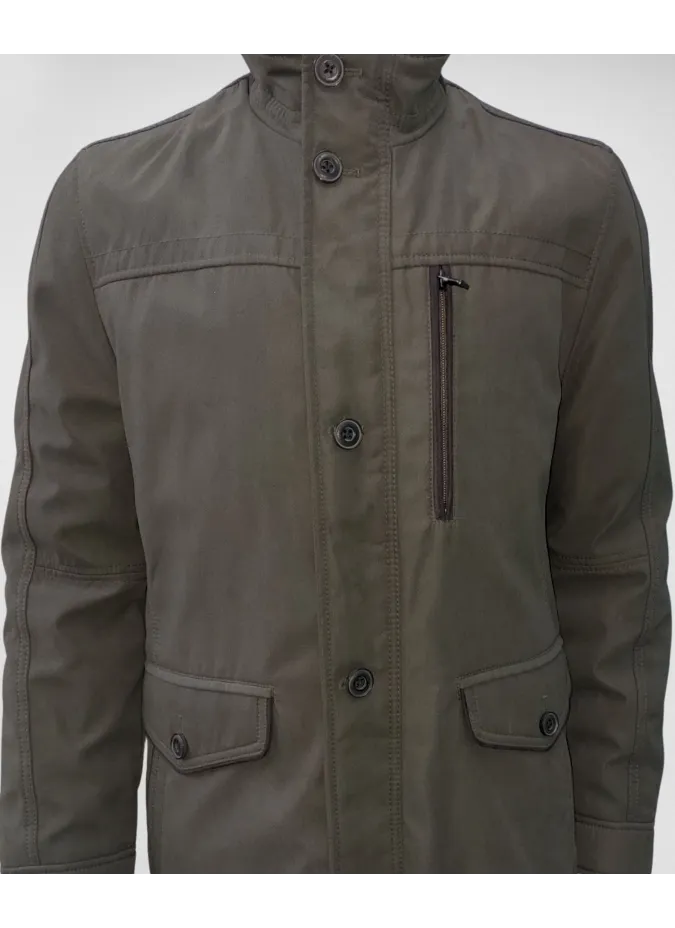 Blue Winter Parka| JOHN TWEED TAILORED