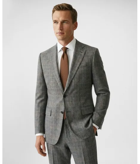 Grey Prince of Wales Suit| JOHN TWEED TAILORED 2