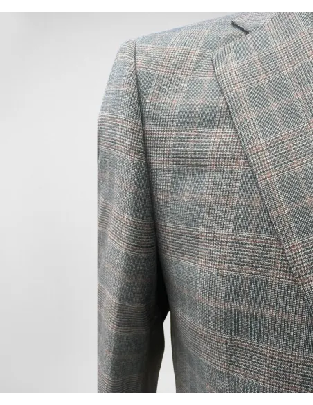 Grey Prince of Wales Suit| JOHN TWEED TAILORED