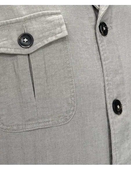 Parka de Linho e Algodão Bege| JOHN TWEED TAILORED