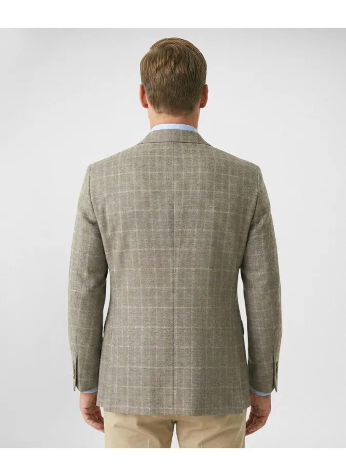 Camel Prince of Wales Blazer| JOHN TWEED TAILORED