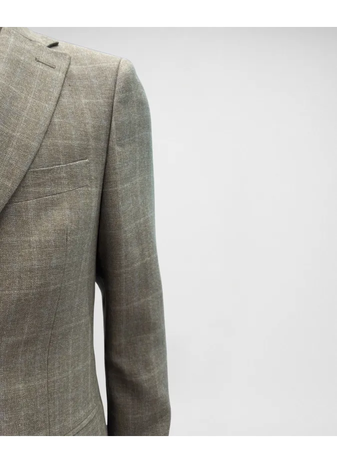 Camel Prince of Wales Blazer| JOHN TWEED TAILORED