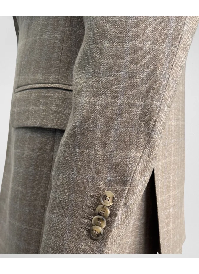 Camel Prince of Wales Blazer| JOHN TWEED TAILORED