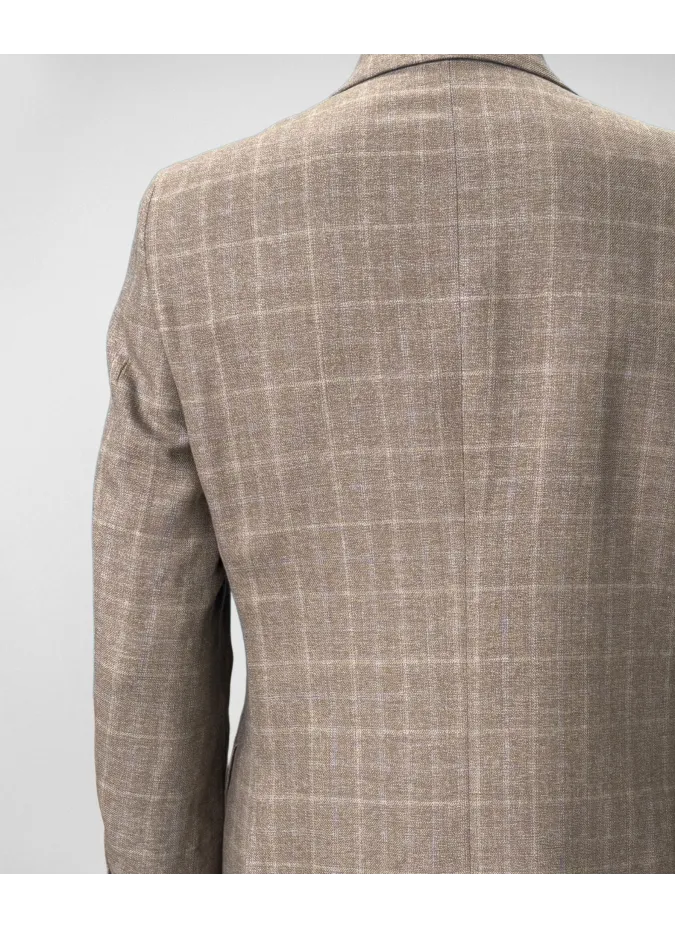 Camel Prince of Wales Blazer| JOHN TWEED TAILORED