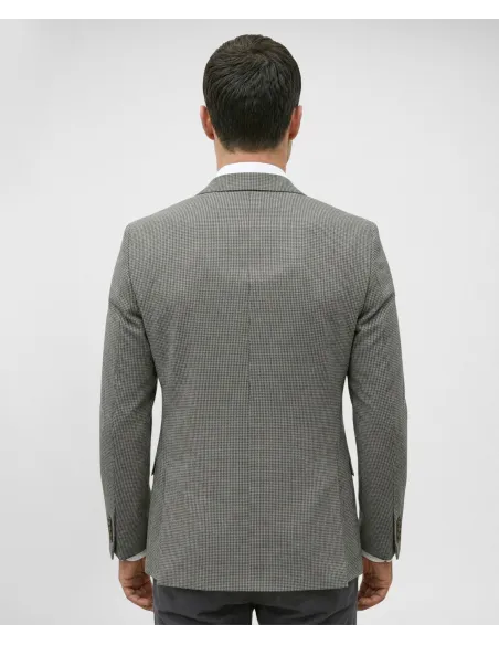 Blazer Pied Poule Camel| JOHN TWEED TAILORED