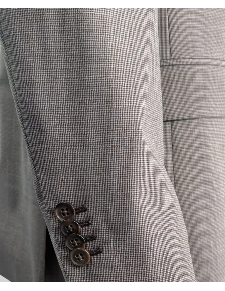 Camel Houndstooth Blazer| JOHN TWEED TAILORED