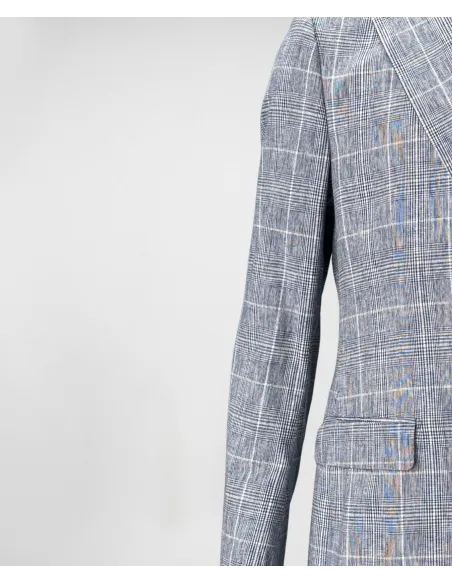 Blue Prince of Wales Blazer| JOHN TWEED TAILORED