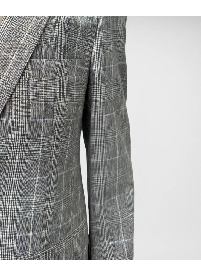 Brown Prince of Wales Blazer| JOHN TWEED TAILORED