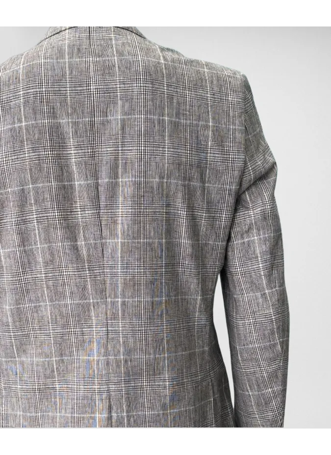 Brown Prince of Wales Blazer| JOHN TWEED TAILORED