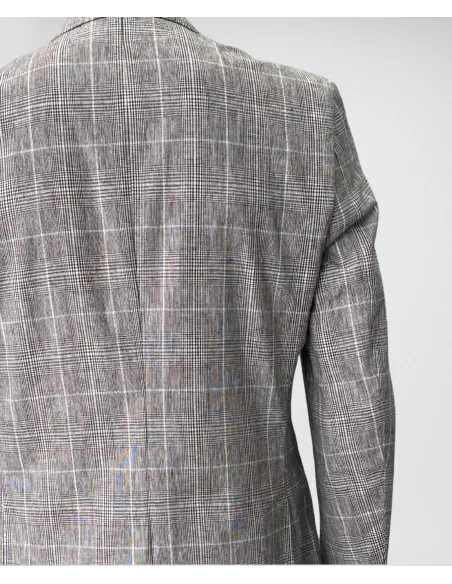 Brown Prince of Wales Blazer| JOHN TWEED TAILORED