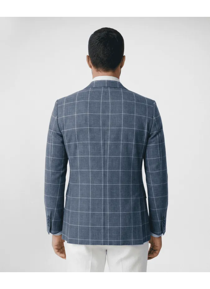 Americana Lino Azul | Blazers para Hombre | JOHN TWEED