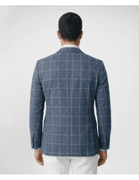 Americana Lino Azul | Blazers para Hombre | JOHN TWEED