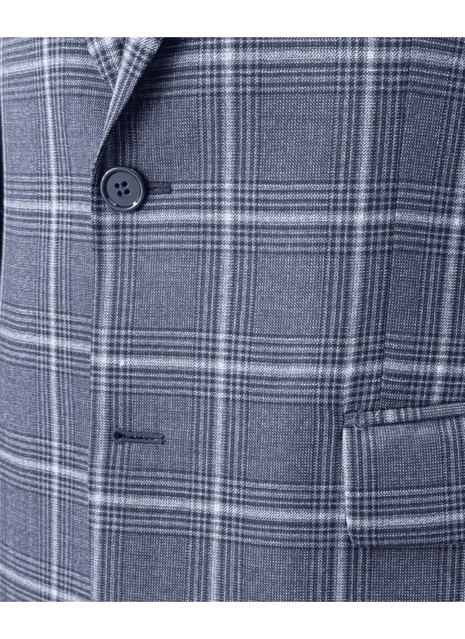 Americana Lino Azul | Blazers para Hombre | JOHN TWEED