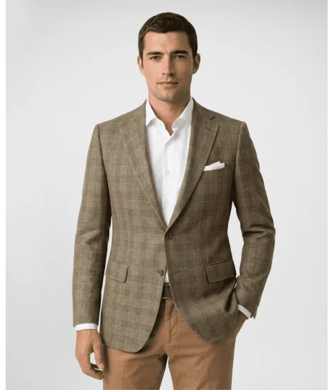 GREEN LINEN BLAZER | JOHN TWEED TAILORED 2