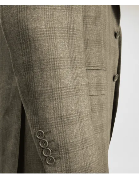 GREEN LINEN BLAZER | JOHN TWEED TAILORED