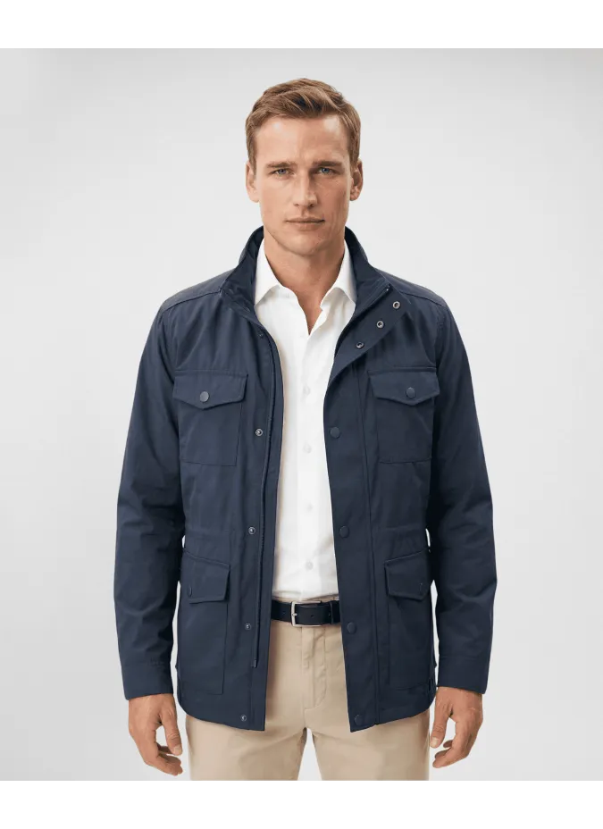 Navy Windbreaker