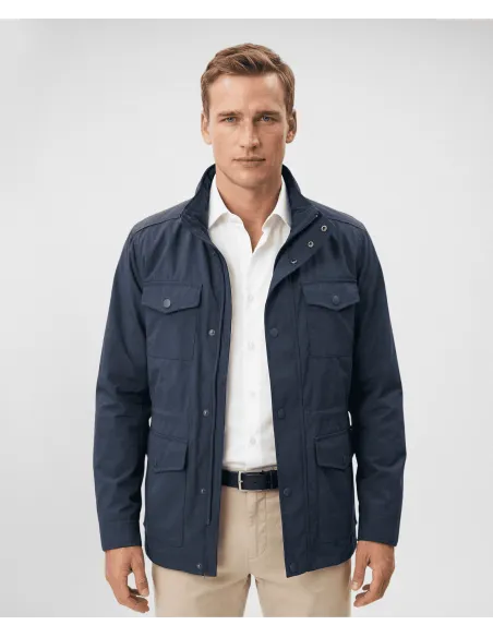 Cortavientos Azul Marino