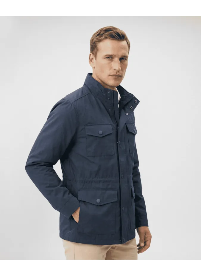 Navy Windbreaker