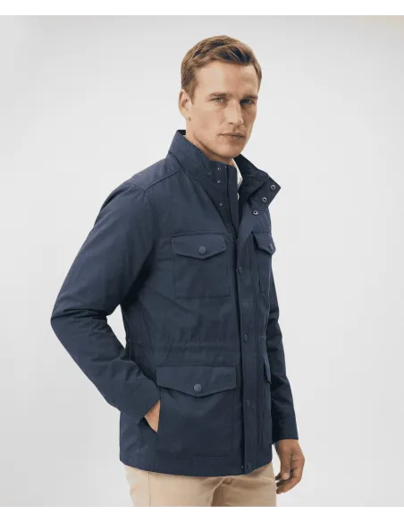 Cortavientos Azul Marino