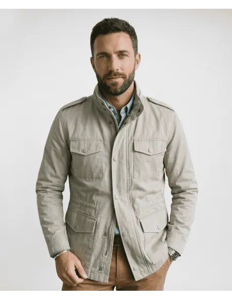 Beige Windbreaker