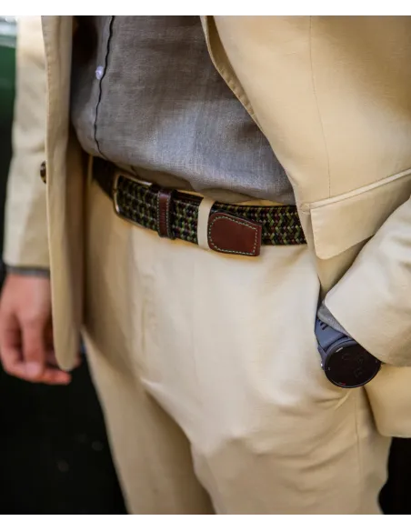 Beige Linen Suit