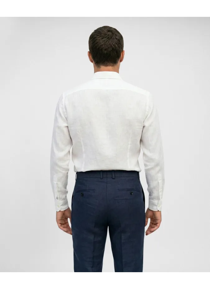 Navy Linen Suit