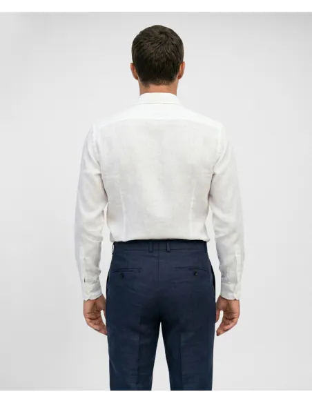 Navy Linen Suit