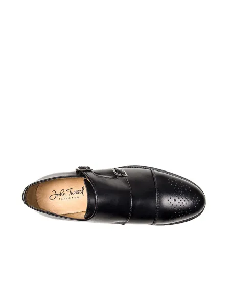 Zapatos Doble Hebilla Negro